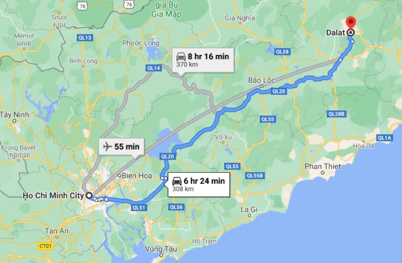 Đà Lạt cách Sài Gòn bao nhiêu km? Lộ trình và kinh nghiệm di chuyển
