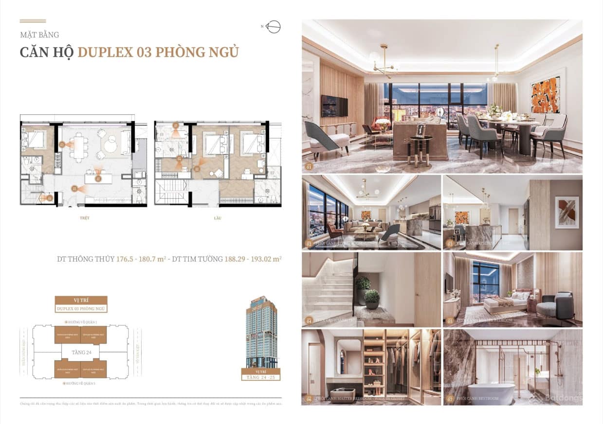 Mặt bằng căn hộ Kiều By KITA – 2PN, 3PN, Duplex, Penthouse