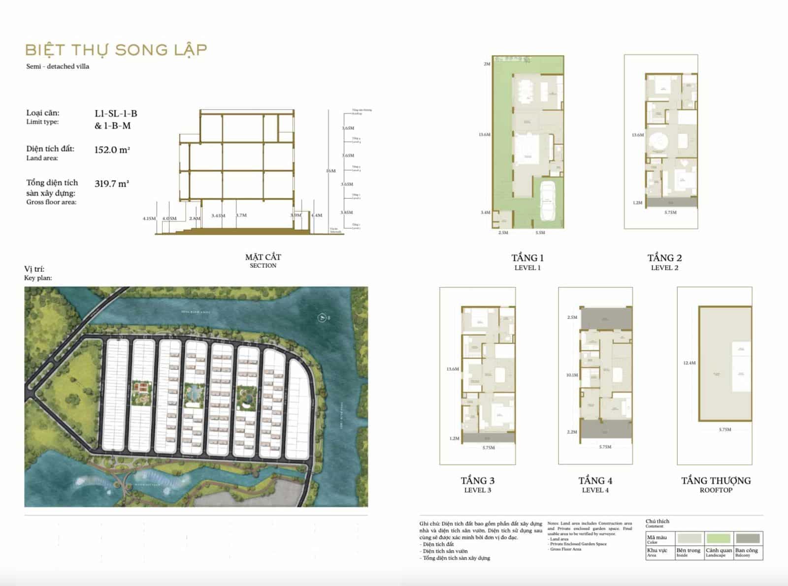 Mặt bằng Sola The Global City: Layout biệt thự, nhà phố