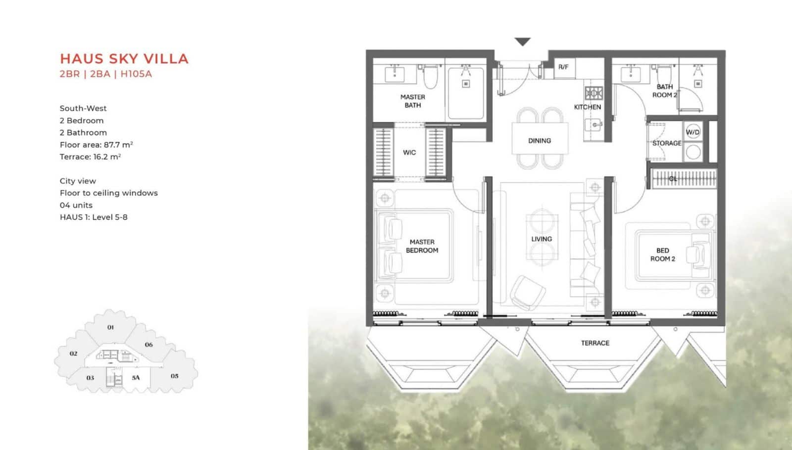 Mặt bằng Haus Đà Lạt: Chi tiết layout 3 tòa tháp