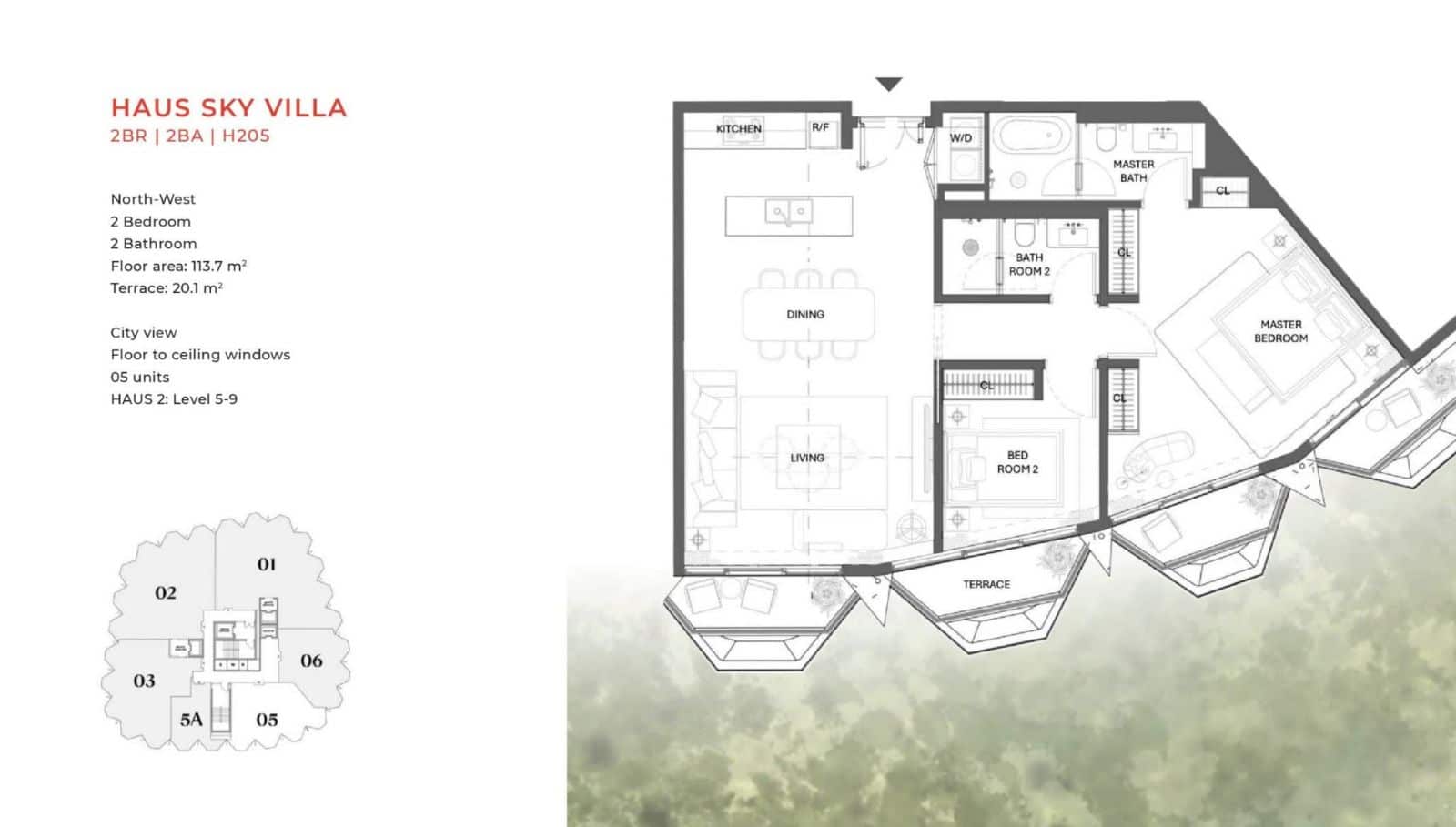 Mặt bằng Haus Đà Lạt: Chi tiết layout 3 tòa tháp