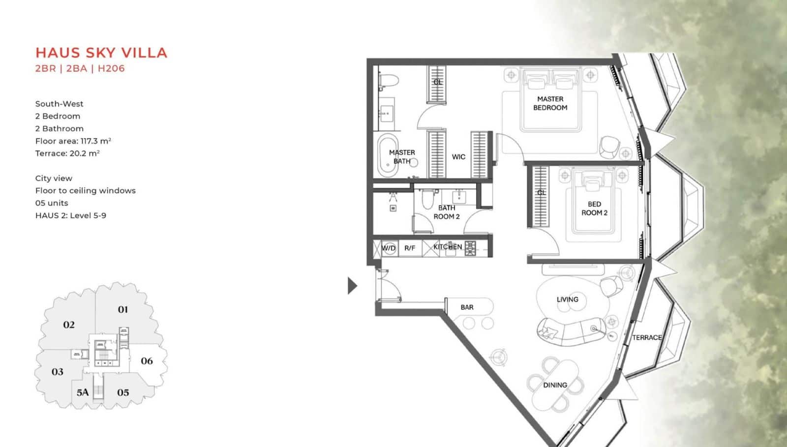 Mặt bằng Haus Đà Lạt: Chi tiết layout 3 tòa tháp