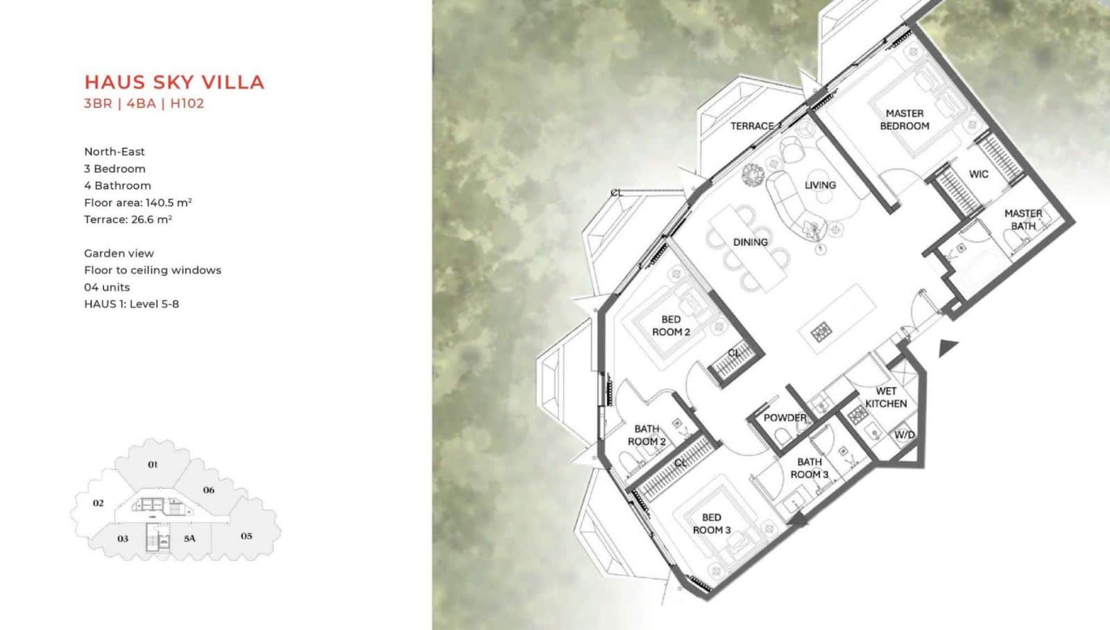 Mặt bằng Haus Đà Lạt: Chi tiết layout 3 tòa tháp