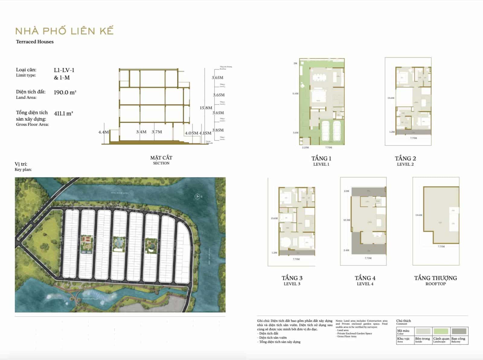 Mặt bằng Sola The Global City: Layout biệt thự, nhà phố