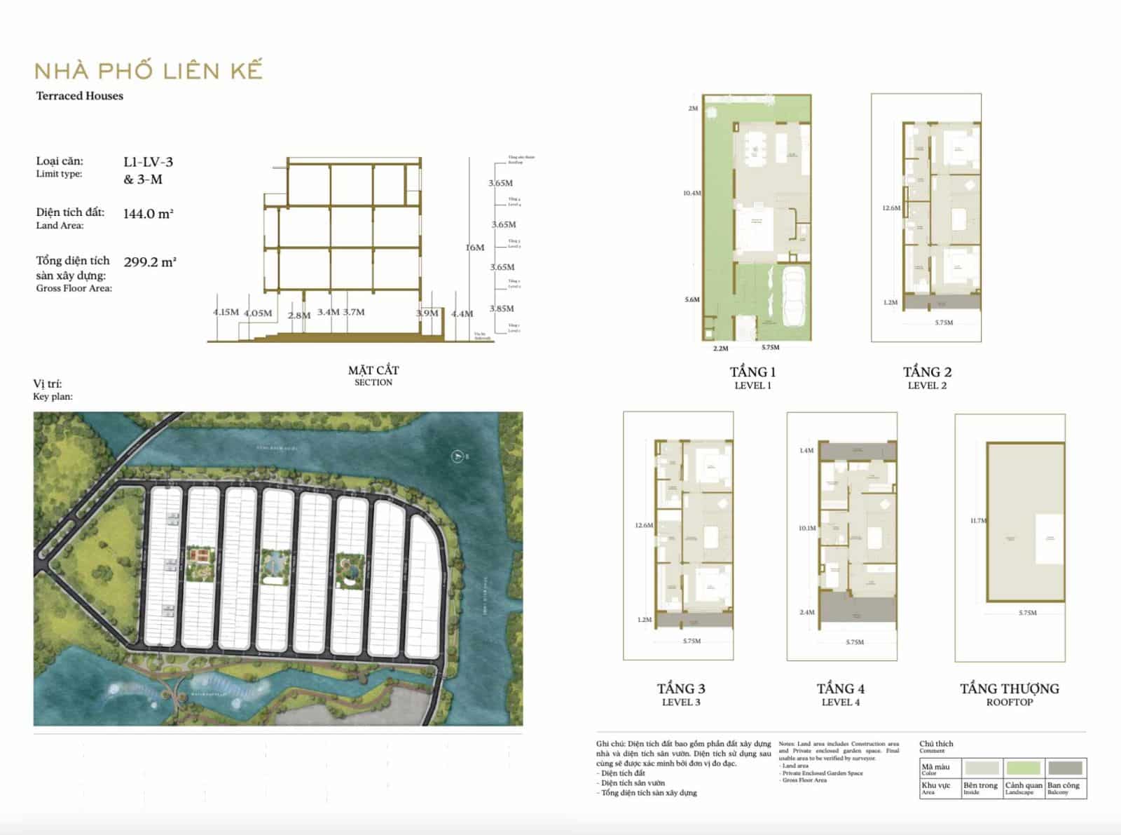 Mặt bằng Sola The Global City: Layout biệt thự, nhà phố