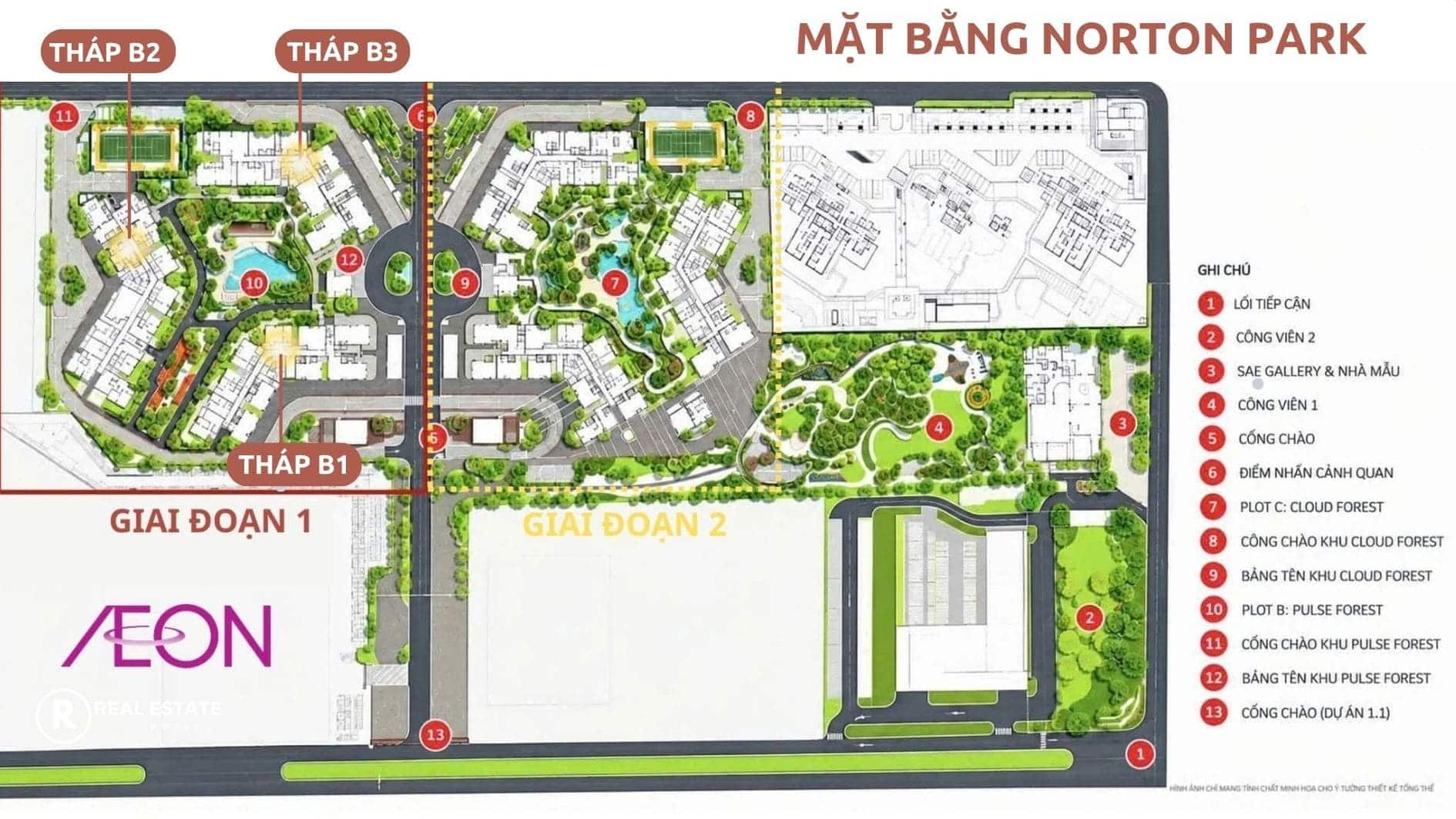 Mặt bằng căn hộ Norton Park: Diện tích, Layout mới nhất