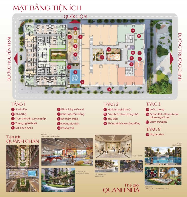 Tiện ích Maison Grand Phú Mỹ – Không gian sống tiện nghi