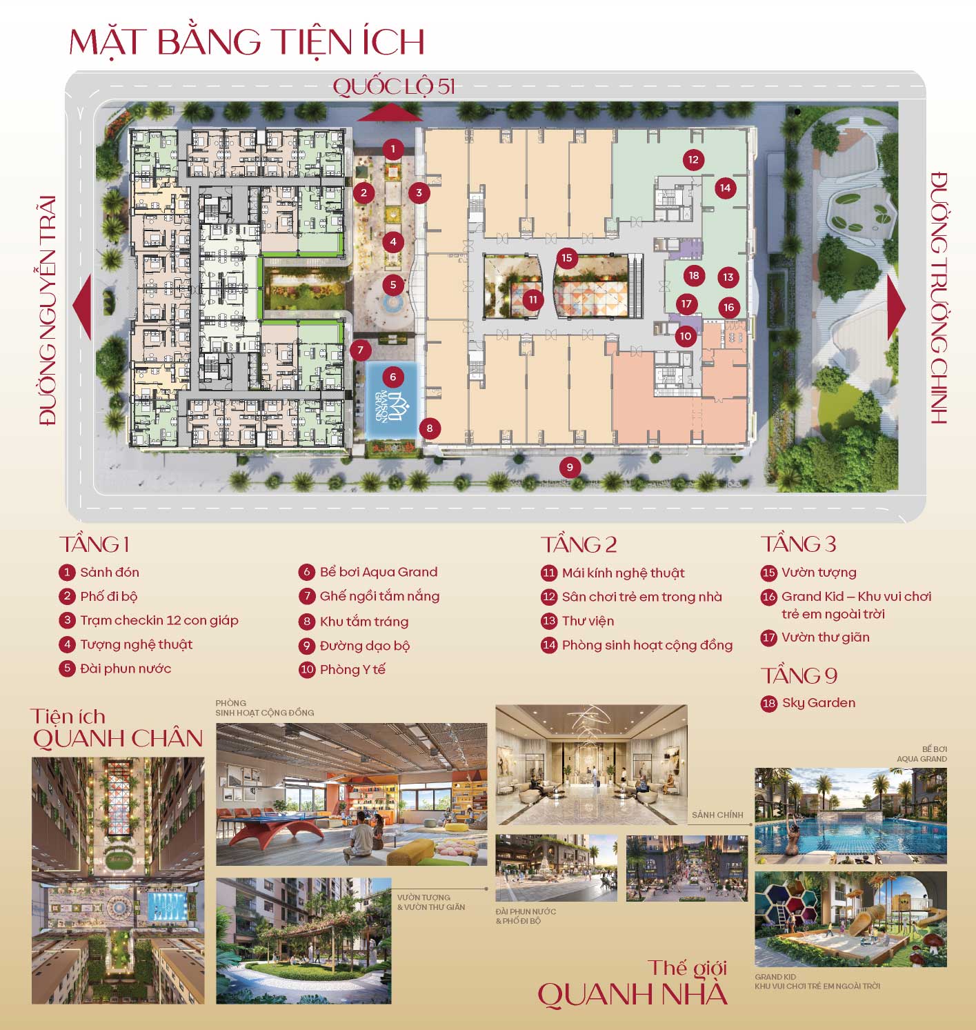 Tiện ích Maison Grand Phú Mỹ – Không gian sống tiện nghi