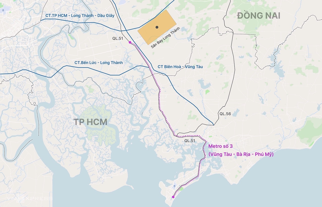 Metro Vũng Tàu – Long Thành: Đòn bẩy mới cho Maison Grand