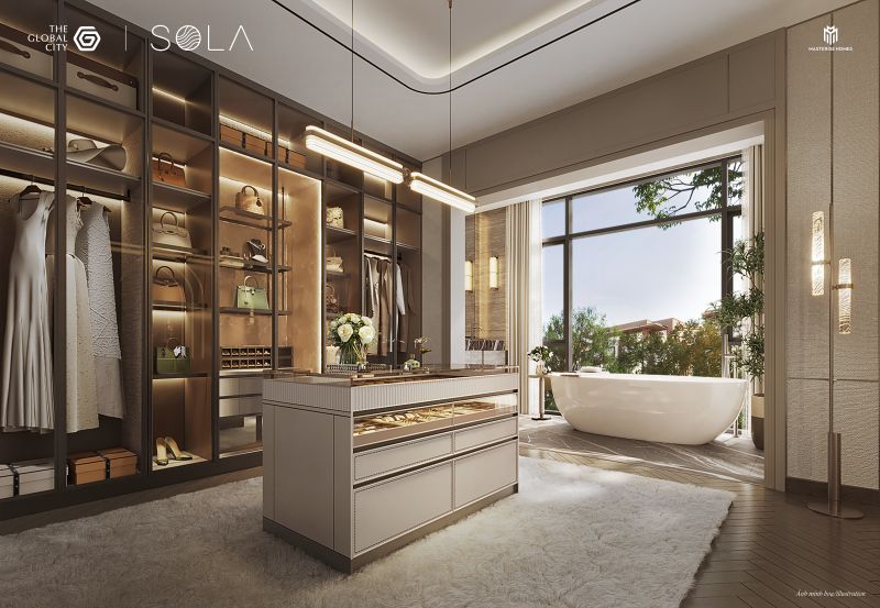 Mặt bằng Sola The Global City: Layout biệt thự, nhà phố