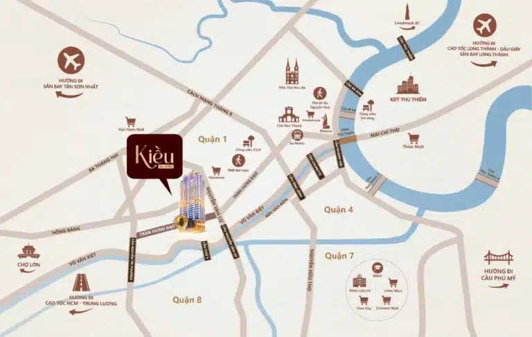 Vị trí Kiều By Kita – Kết nối trung tâm Quận 5