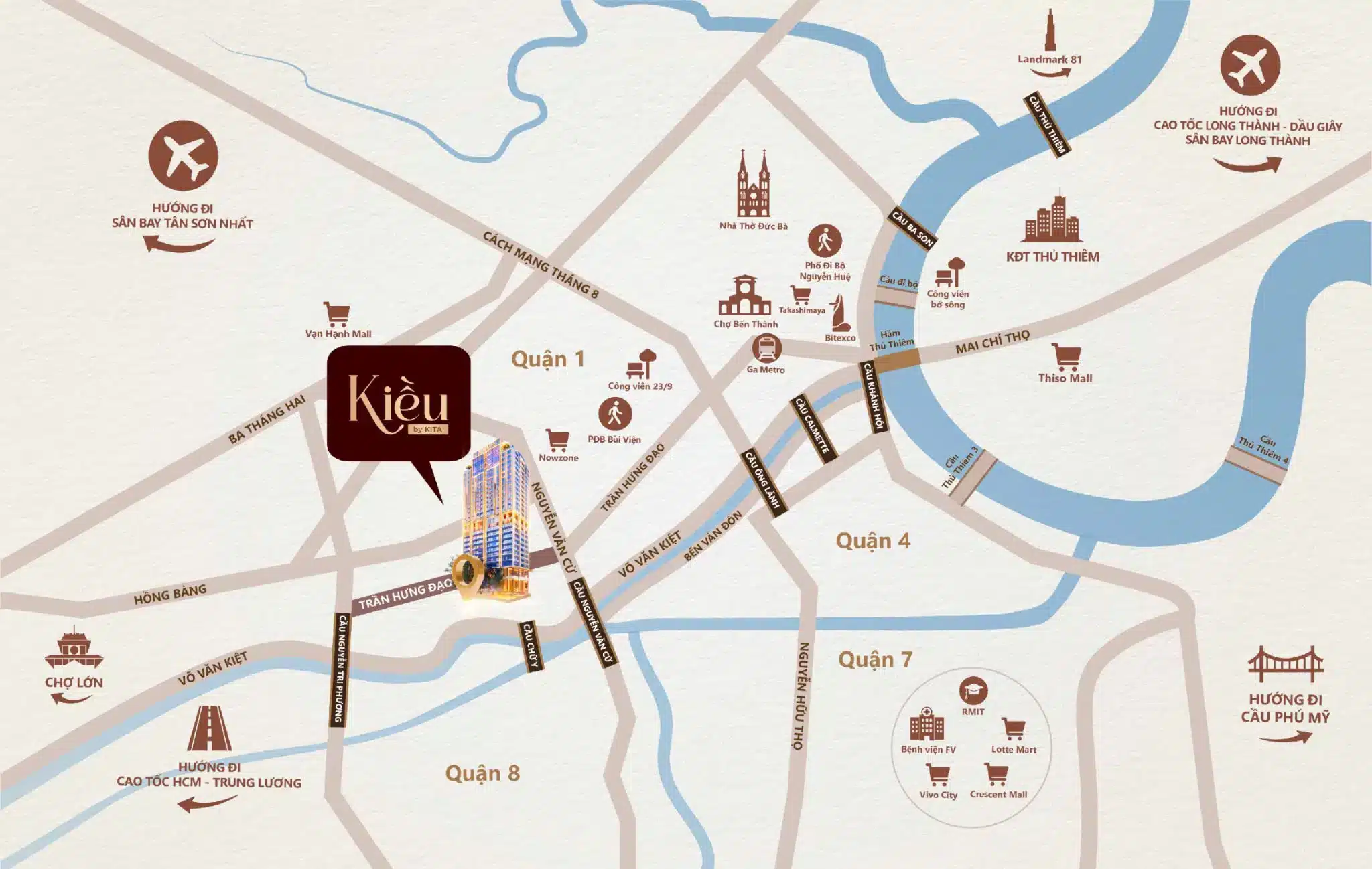 Vị trí Kiều By Kita – Kết nối trung tâm Quận 5
